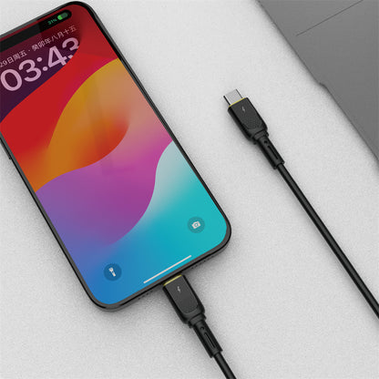 Datový a nabíjecí kabel USB-C - USB-C WiWu Wi-C034, 60W, 1.2m, Černý