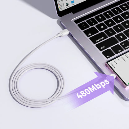 Datový a nabíjecí kabel USB-A - USB-C Joyroom S-A14, 20W, 1.2m, Bílý