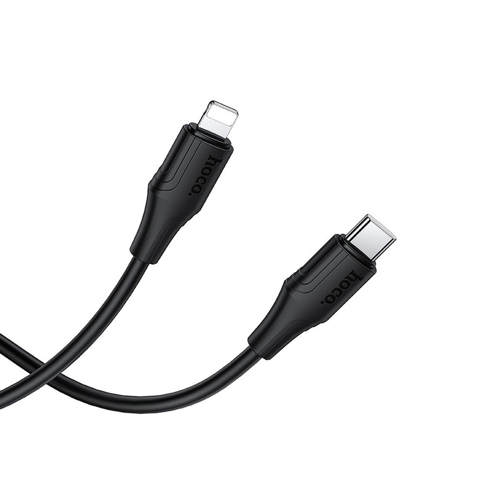 Datový a nabíjecí kabel USB-C - Lightning HOCO X124, 27W, 1m, Černý