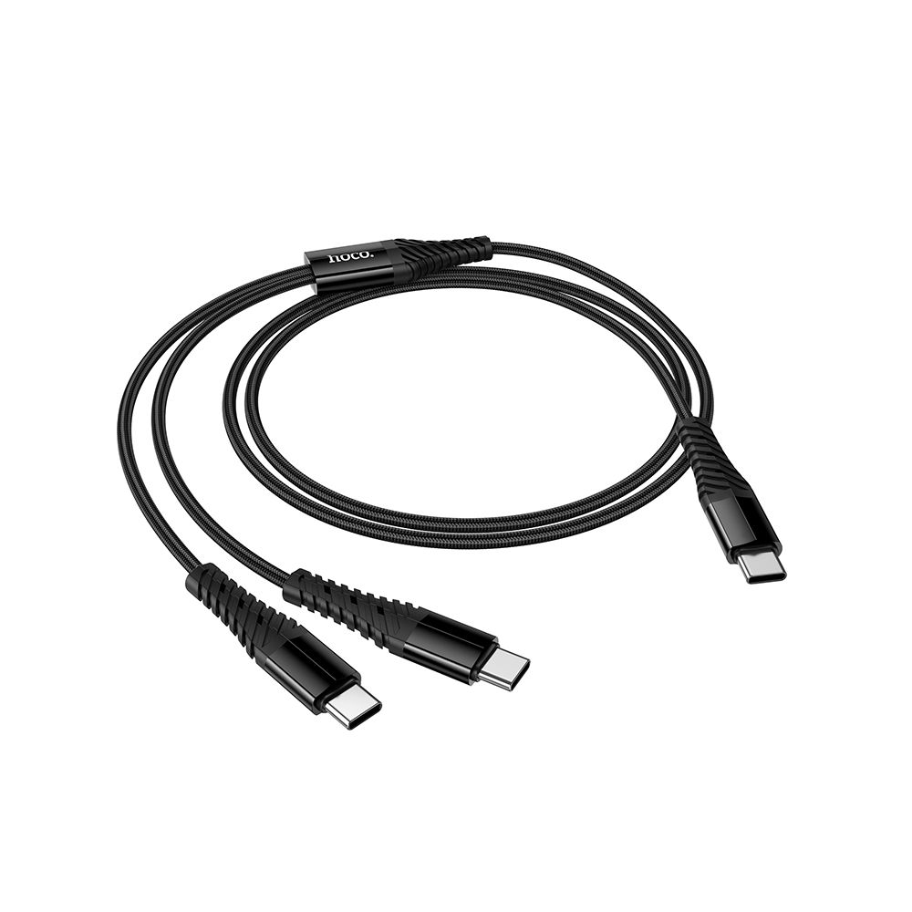 Nabíjecí kabel USB-C - 2 x USB-C HOCO X123, 10W, 1m, černý