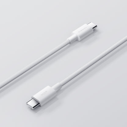 Datový a nabíjecí kabel USB-C - USB-C Xiaomi, 60W, 1m, Bílý BHR0878GL