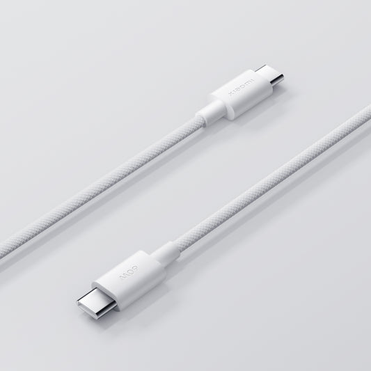 Datový a nabíjecí kabel USB-C - USB-C Xiaomi, 60W, 1m, Bílý BHR0878GL