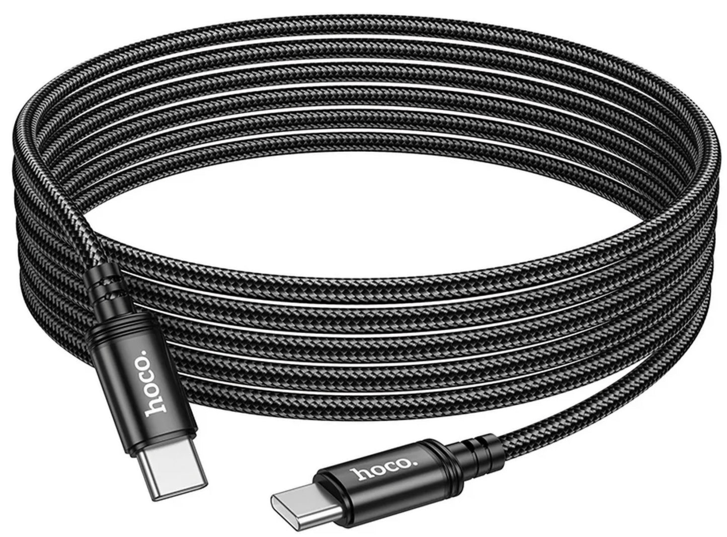 Datový a nabíjecí kabel USB-C - USB-C HOCO X91, 60W, 3m, černý