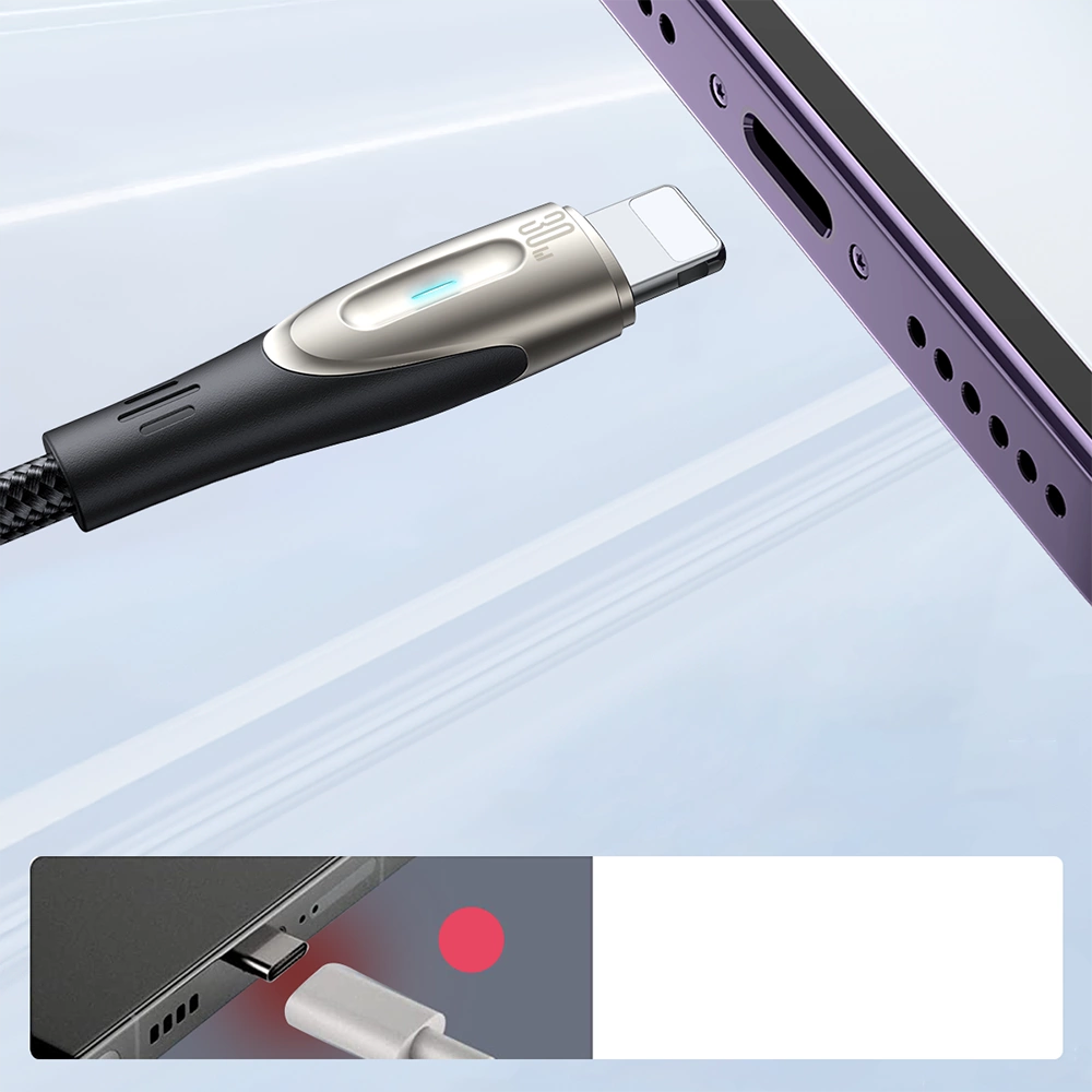 Datový a nabíjecí kabel USB-A - Lightning Joyroom SA31-AL3, 18W, 1,2 m, černý