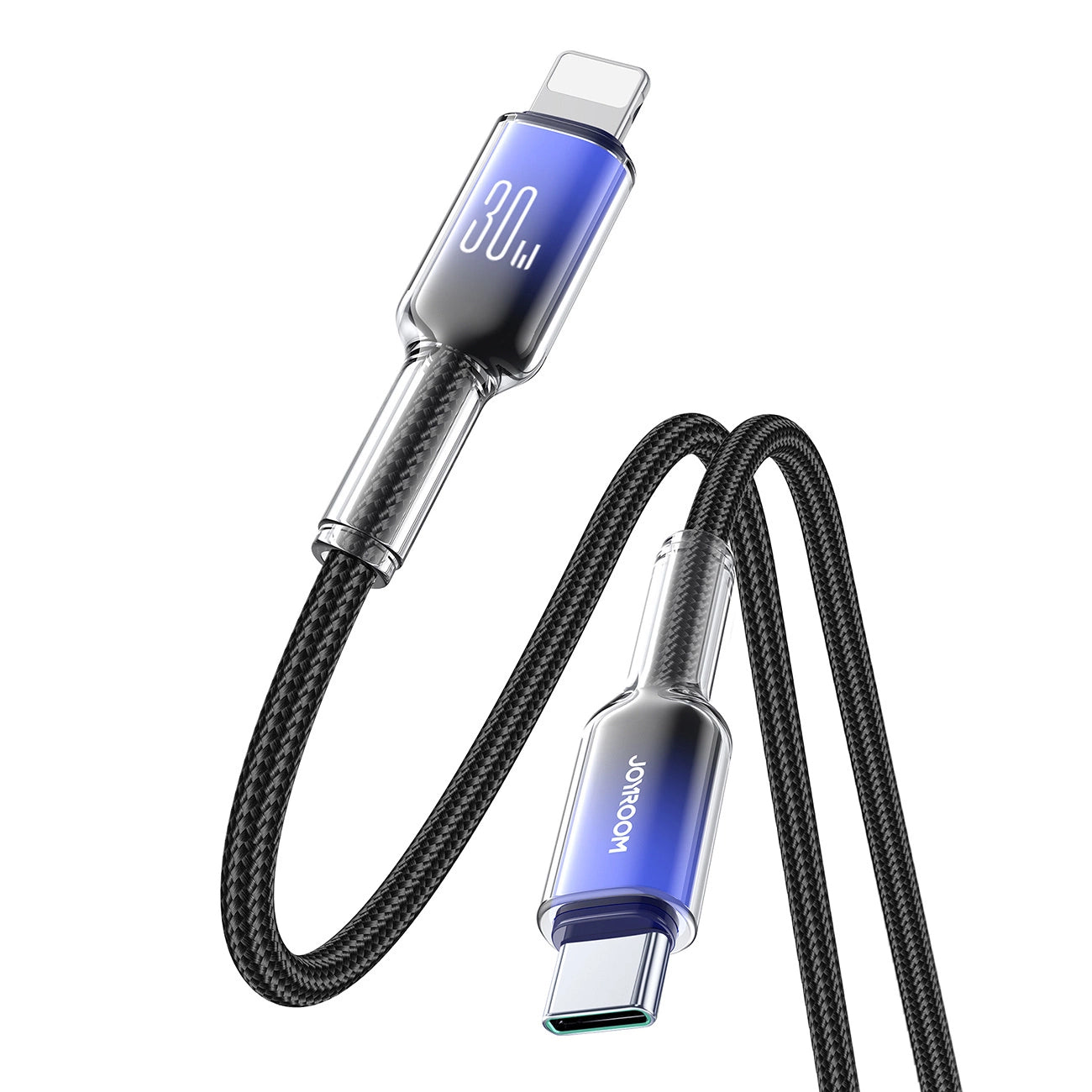 Datový a nabíjecí kabel USB-C - Lightning Joyroom S-A42, 30W, 1,2m, černý