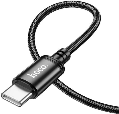 Datový a nabíjecí kabel USB-C - USB-C HOCO X89, 60W, 2m, černý