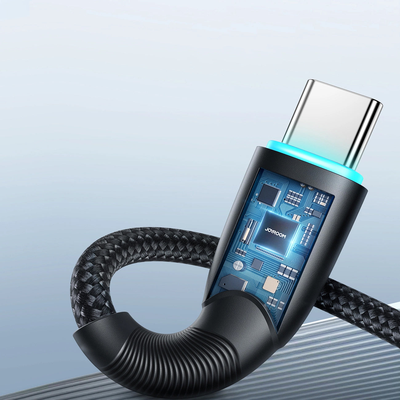 Kabel pro data a nabíjení USB-A - USB-C Joyroom S-A32, 100W, 1m, černý