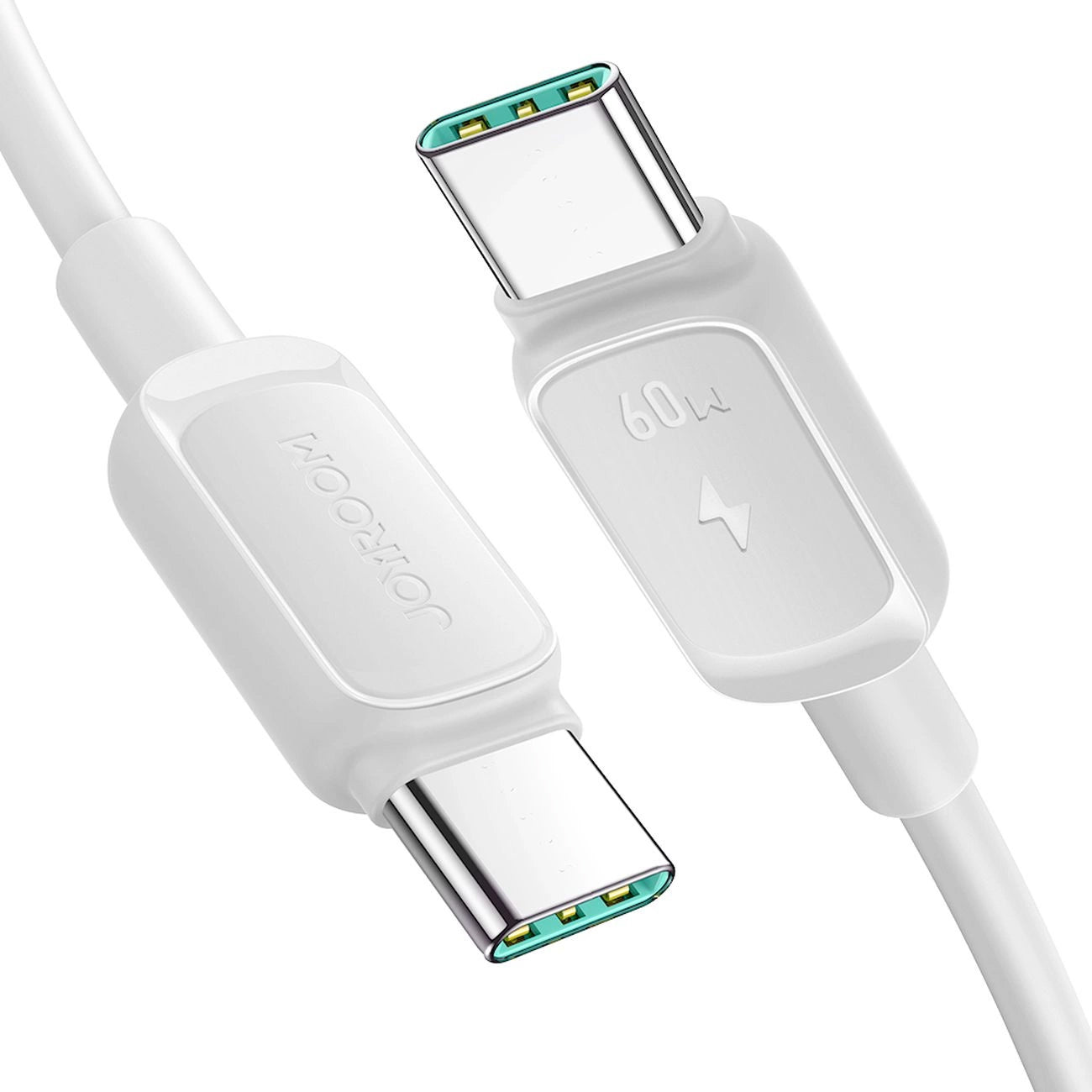 Datový a nabíjecí kabel USB-C - USB-C Joyroom S-A14, 60W, 1.2m, Bílý