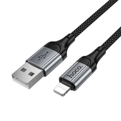 Datový a nabíjecí kabel USB-A - Lightning HOCO X121, 27W, 1.5m, černý
