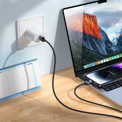 Datový a nabíjecí kabel USB-A - Lightning HOCO X118 Display, 12W, 1m, Černý