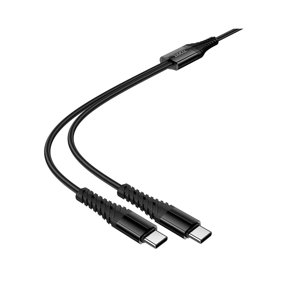 Nabíjecí kabel USB-C - 2 x USB-C HOCO X123, 10W, 1m, černý