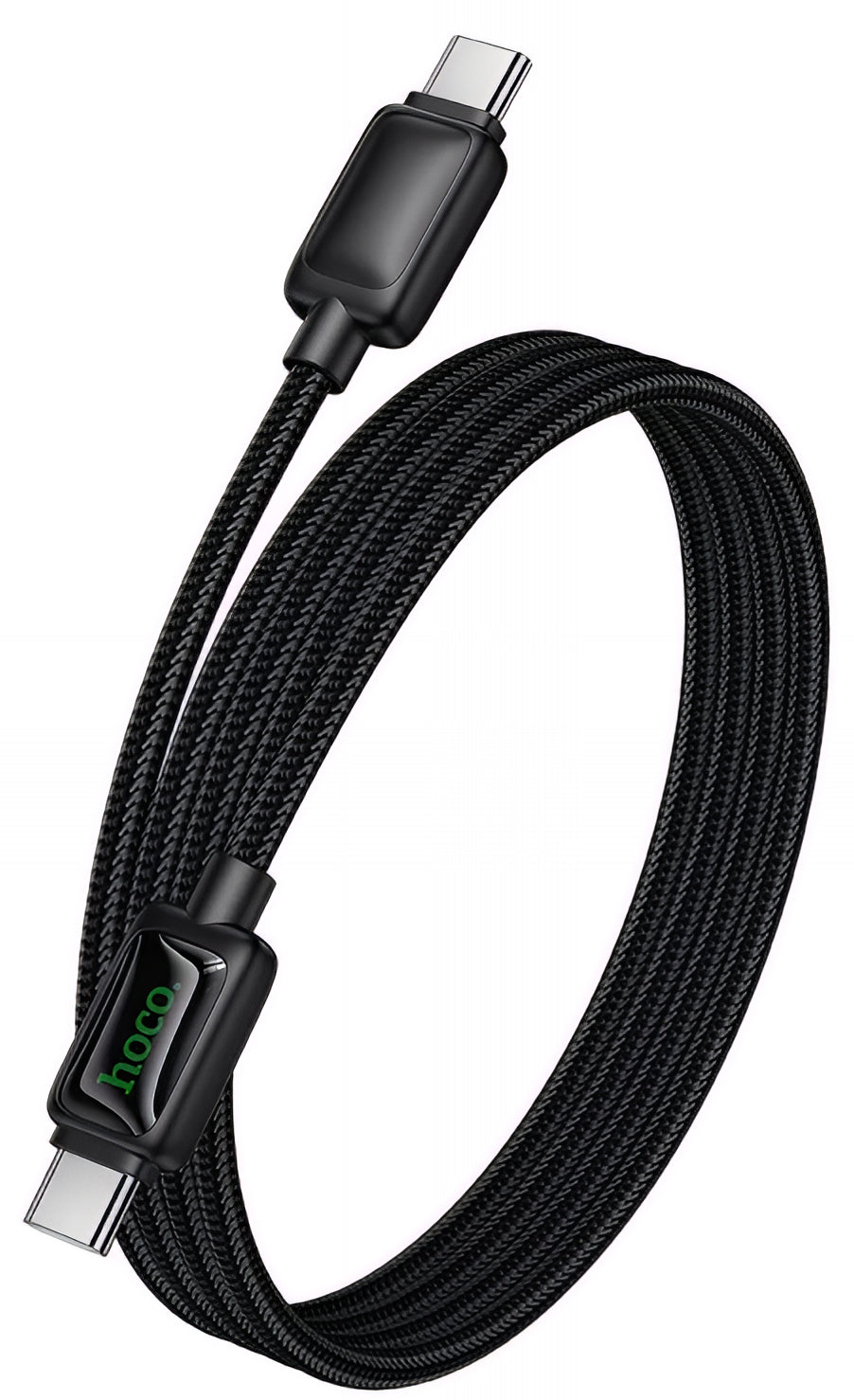 Datový a nabíjecí kabel USB-C - USB-C HOCO U146, 60W, 1.2m, černý