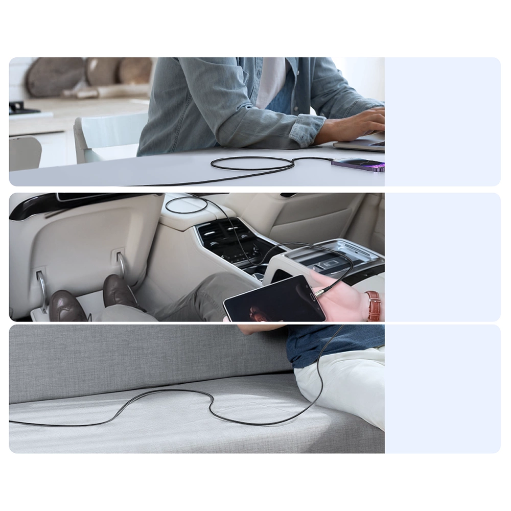 Datový a nabíjecí kabel USB-A - Lightning Joyroom SA31-AL3, 18W, 1,2 m, černý