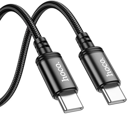 Datový a nabíjecí kabel USB-C - USB-C HOCO X89, 60W, 2m, černý