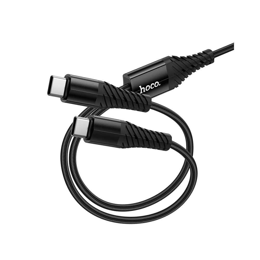 Nabíjecí kabel USB-C - 2 x USB-C HOCO X123, 10W, 1m, černý