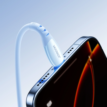 Datový a nabíjecí kabel USB-C - USB-C Joyroom S-A59 Vibrant, 60W, 1.2m, Modrý