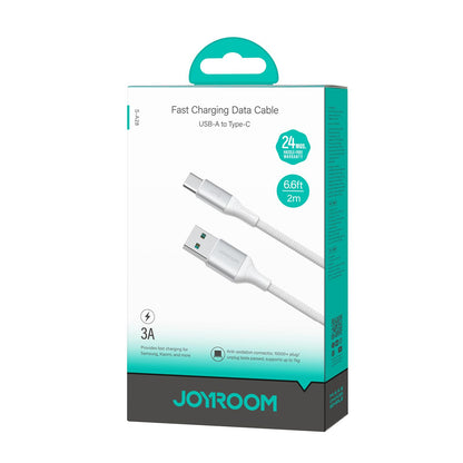 Datový a nabíjecí kabel USB-A - USB-C Joyroom S-A28 Flash, 30W, 2m, bílý