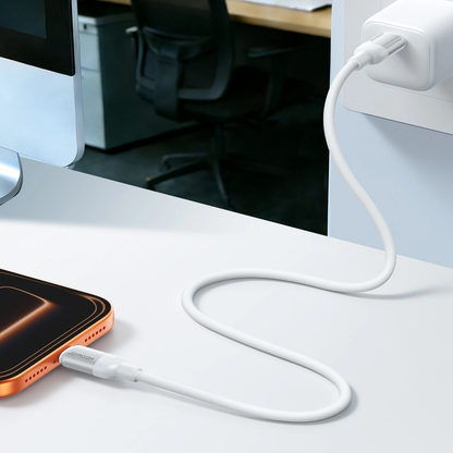 Datový a nabíjecí kabel USB-C - USB-C Joyroom S-A62 Lively, 60W, 1,2 m, bílý