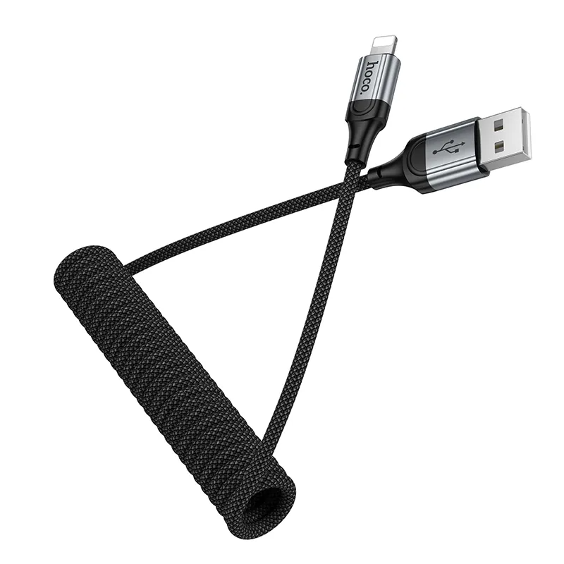 Datový a nabíjecí kabel USB-A - Lightning HOCO X121, 27W, 1.5m, černý