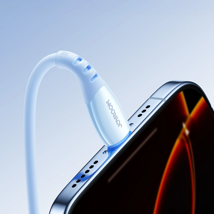 Datový a nabíjecí kabel USB-C - Lightning Joyroom S-A59 Vibrant, 30W, 1.2m, Modrý