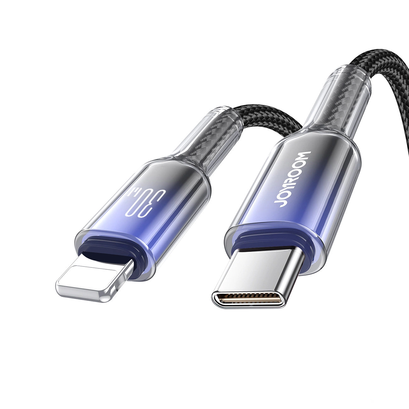 Datový a nabíjecí kabel USB-C - Lightning Joyroom S-A42, 30W, 1,2m, černý