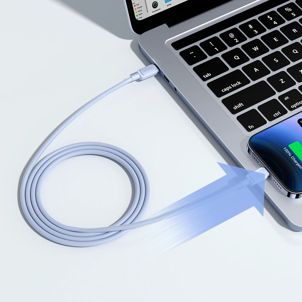 Datový a nabíjecí kabel USB-C - Lightning Joyroom S-A14, 20W, 1,2m, modrý