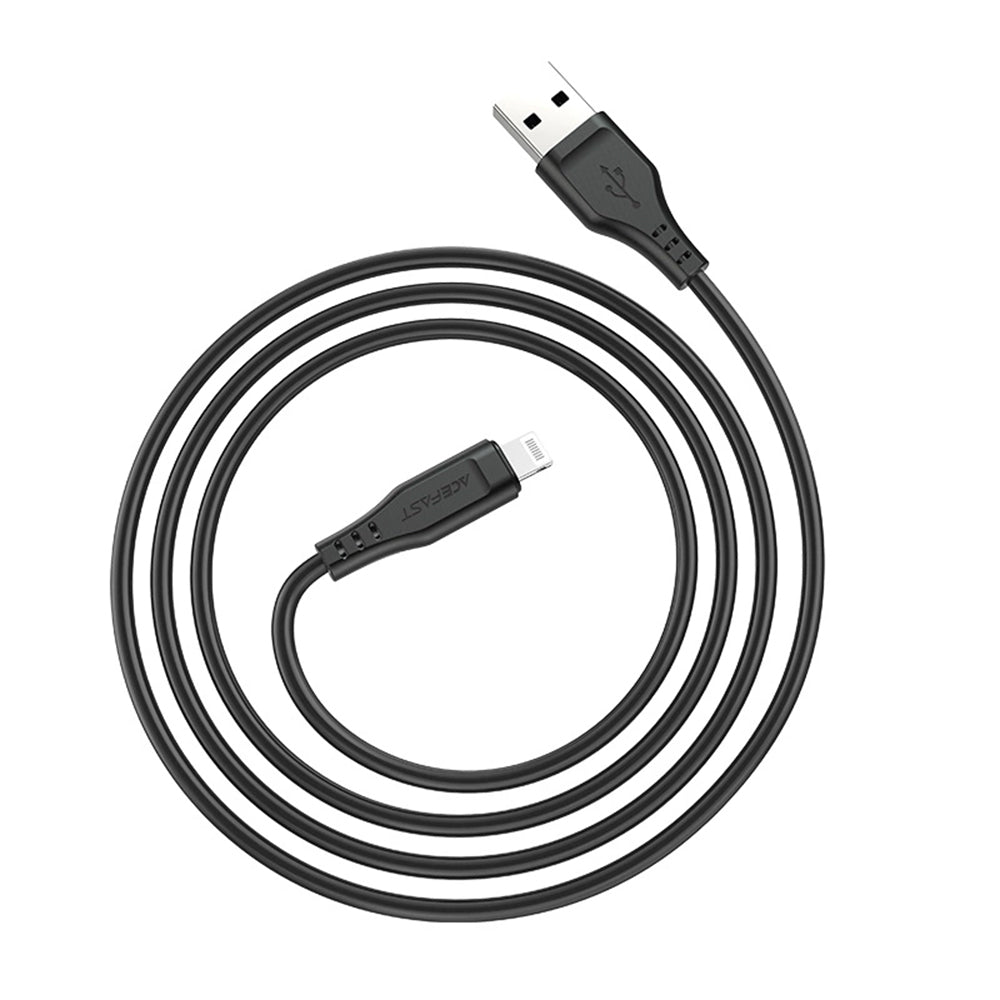 Datový a nabíjecí kabel USB-A - Lightning Acefast C3-02, 18W, 1.2m, Bílý
