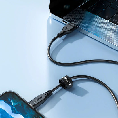 Datový a nabíjecí kabel USB-A - Lightning Acefast C3-02, 18W, 1.2m, Bílý