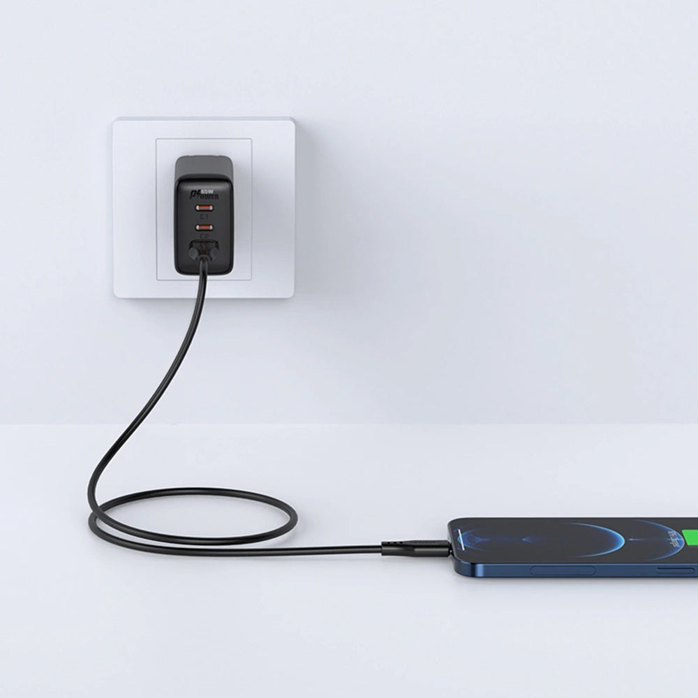 Datový a nabíjecí kabel USB-A - Lightning Acefast C3-02, 18W, 1.2m, Černý