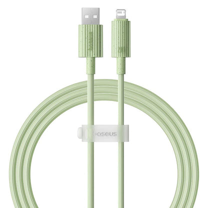 Datový a nabíjecí kabel USB-A - Lightning Baseus Habitat, 18W, 2m, zelený P10360200631-01