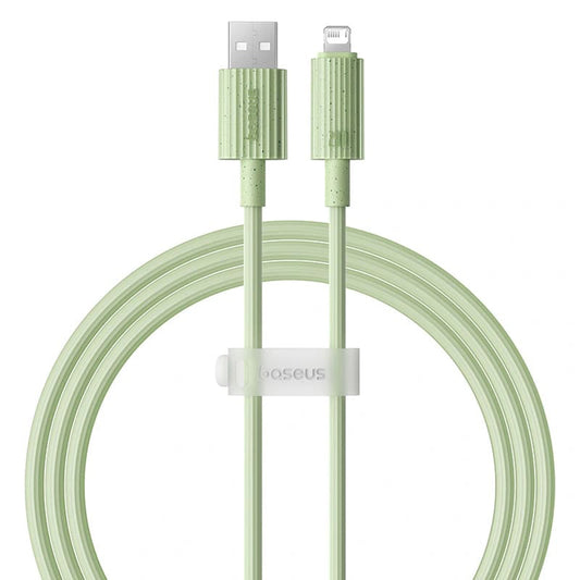 Datový a nabíjecí kabel USB-A - Lightning Baseus Habitat, 18W, 2m, zelený P10360200631-01