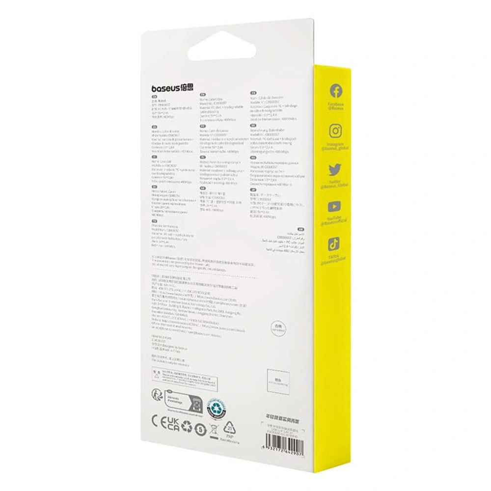 Datový a nabíjecí kabel USB-A - Lightning Baseus Habitat, 18W, 2m, zelený P10360200631-01