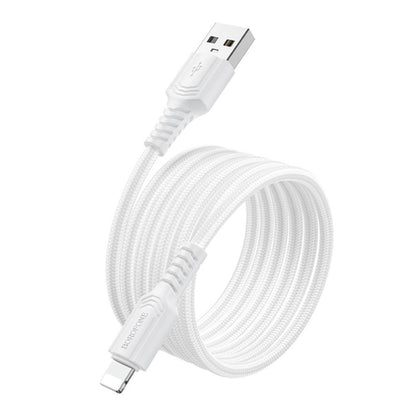 Datový a nabíjecí kabel USB-A - Lightning Borofone BX116 Certain, 18W, 1m, černý