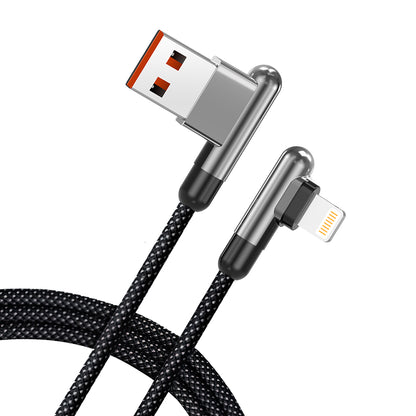 Datový a nabíjecí kabel USB-A - Lightning Lito LD13L, 18W, 1m, Černý