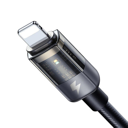 Datový a nabíjecí kabel USB-A - Lightning McDodo CA-3140 Auto Power Off, 18W, 1.2m, černý