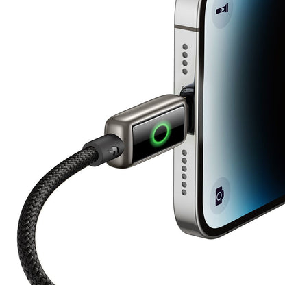 Datový a nabíjecí kabel USB-A - Lightning McDodo CA-6590 Auto Power Off, 18W, 1.2m, Černý