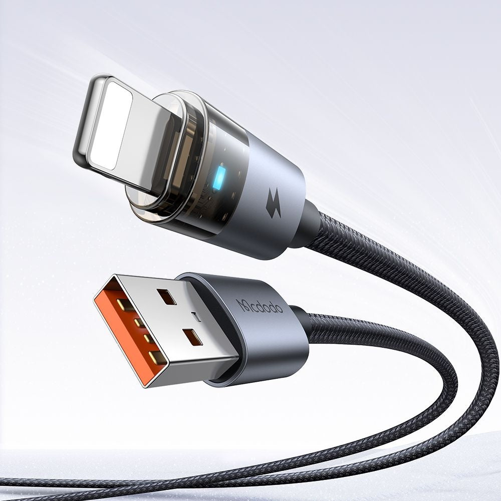 Datový a nabíjecí kabel USB-A - Lightning McDodo CA-6910, 18W, 1.2m, Černý