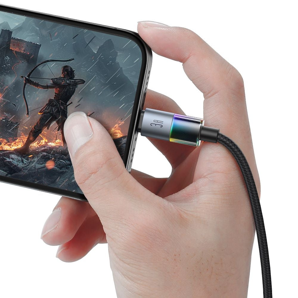 Datový a nabíjecí kabel USB-A - Lightning McDodo CA-8170 Colorful, 18W, 1.2m, Černý