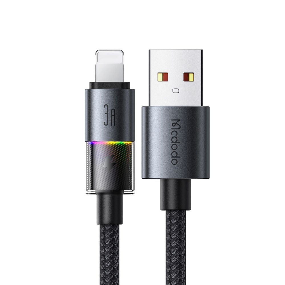 Datový a nabíjecí kabel USB-A - Lightning McDodo CA-8170 Colorful, 18W, 1.2m, Černý