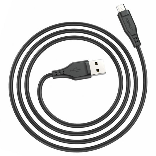 Datový a nabíjecí kabel USB-A - microUSB Acefast C3-09, 18W, 1.2m, Bílý