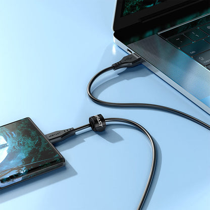 Datový a nabíjecí kabel USB-A - microUSB Acefast C3-09, 18W, 1.2m, Bílý