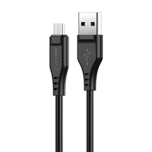 Datový a nabíjecí kabel USB-A - microUSB Acefast C3-09, 18W, 1.2m, Černý