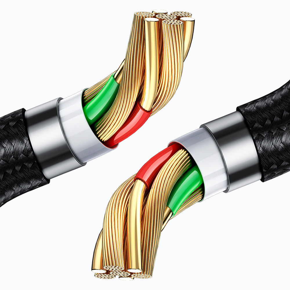 Datový a nabíjecí kabel USB-A - microUSB McDodo CA-1070 Display, 18W, 1.2m, Černý