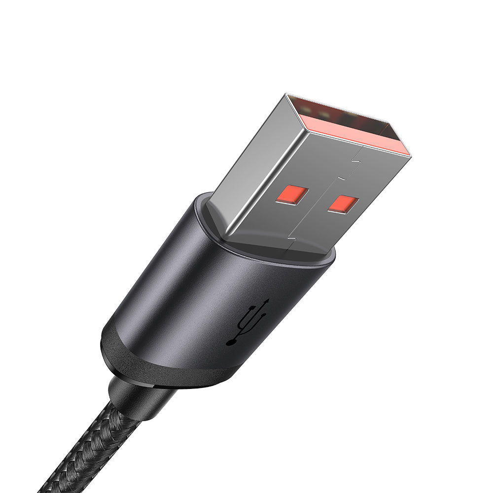 Datový a nabíjecí kabel USB-A - microUSB McDodo CA-3990, 18W, 1m, Černý