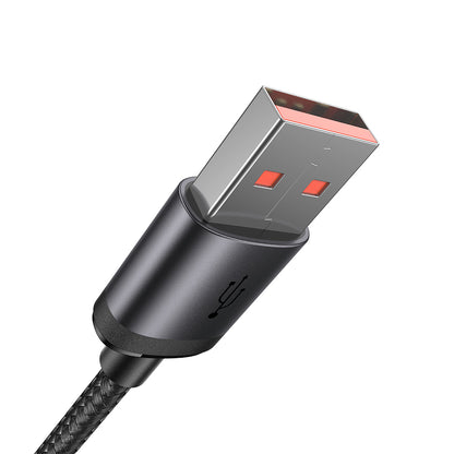 Datový a nabíjecí kabel USB-A - microUSB McDodo CA-3990, 18W, 1m, Černý