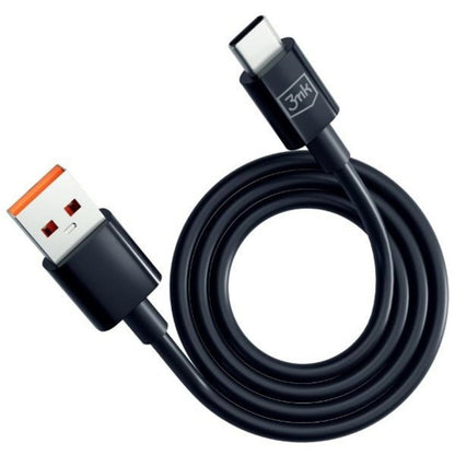 Datový a nabíjecí kabel USB-A - USB-C 3MK Hyper, 18W, 1,2m, černý