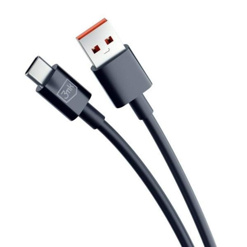 Datový a nabíjecí kabel USB-A - USB-C 3MK Hyper, 18W, 1,2m, černý