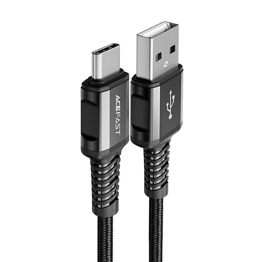 Datový a nabíjecí kabel USB-A - USB-C Acefast C1-04, 18W, 1.2m, černý