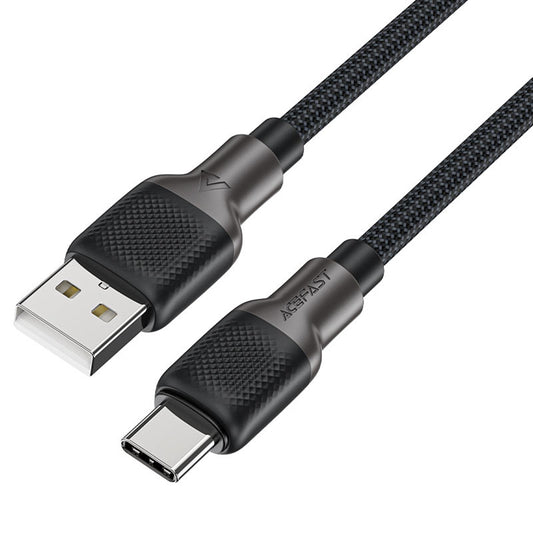 Datový a nabíjecí kabel USB-A - USB-C Acefast C10-04, 18W, 1.2m, černý