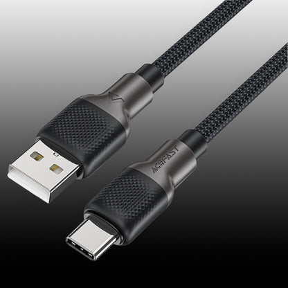 Datový a nabíjecí kabel USB-A - USB-C Acefast C10-04, 18W, 1.2m, černý